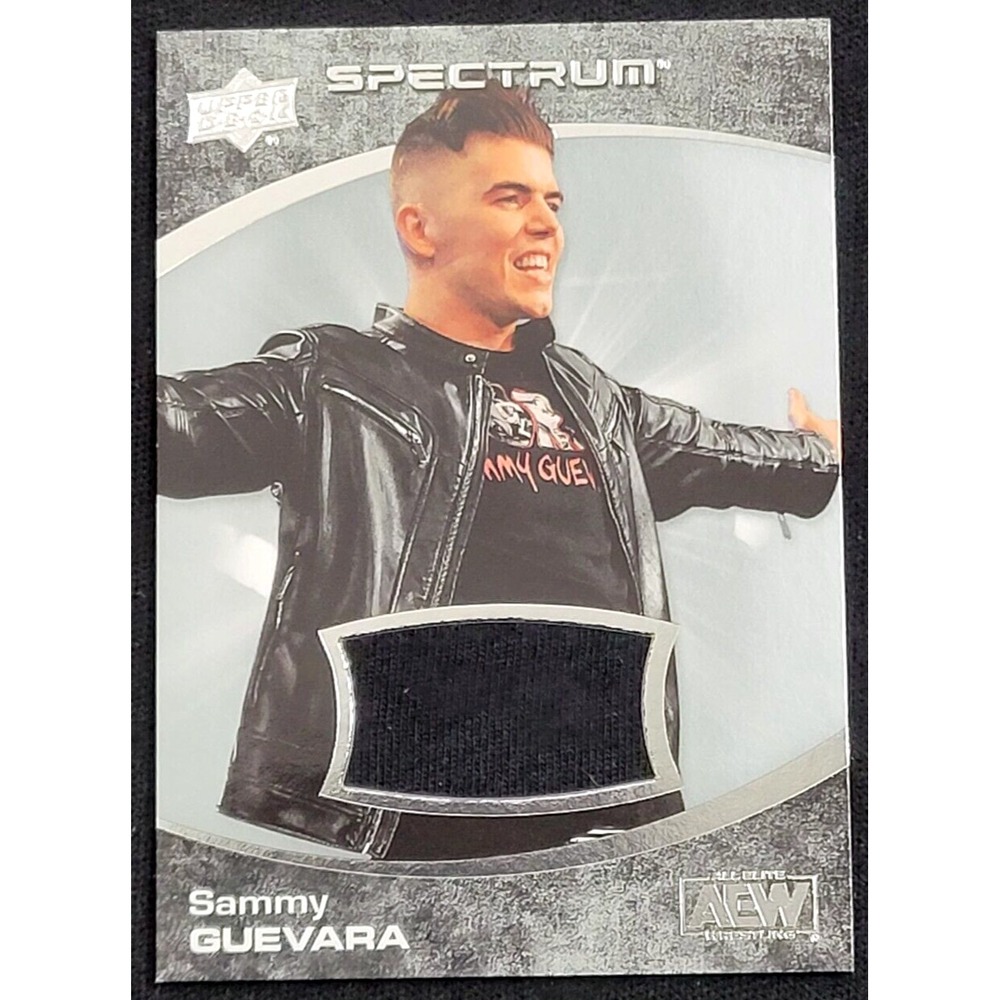 2021 UPPER DECK AEW SPECTRUM  SAMMY GUEVARA  EVENT WORN RELIC‎